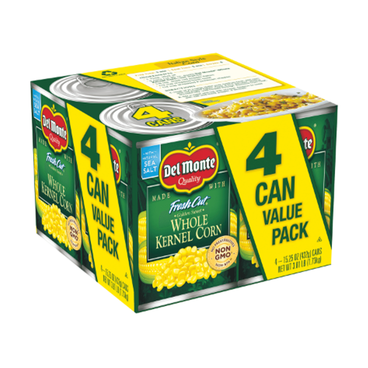 Del Monte Whole Kernel Corn 15.25 oz*4 pack