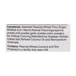 Nagaraya Cracker Nuts, Hot and Spicy Flavor 5.64 온스*48 팩