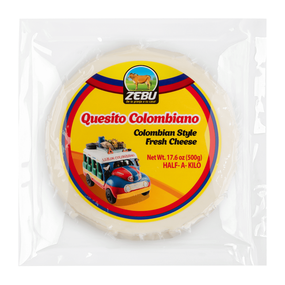 Zebu Colombian Style Fresh Cheese 500 g