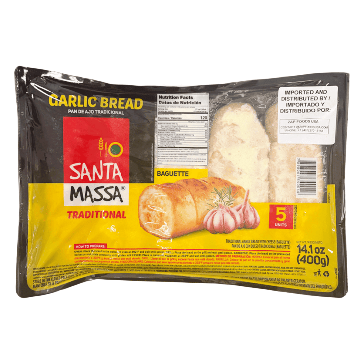 Santa Massa Garlic Bread 400 g
