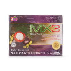 MX3 Plus Mangosteen 500mg Capsule (60 Capsules) 5.5 oz