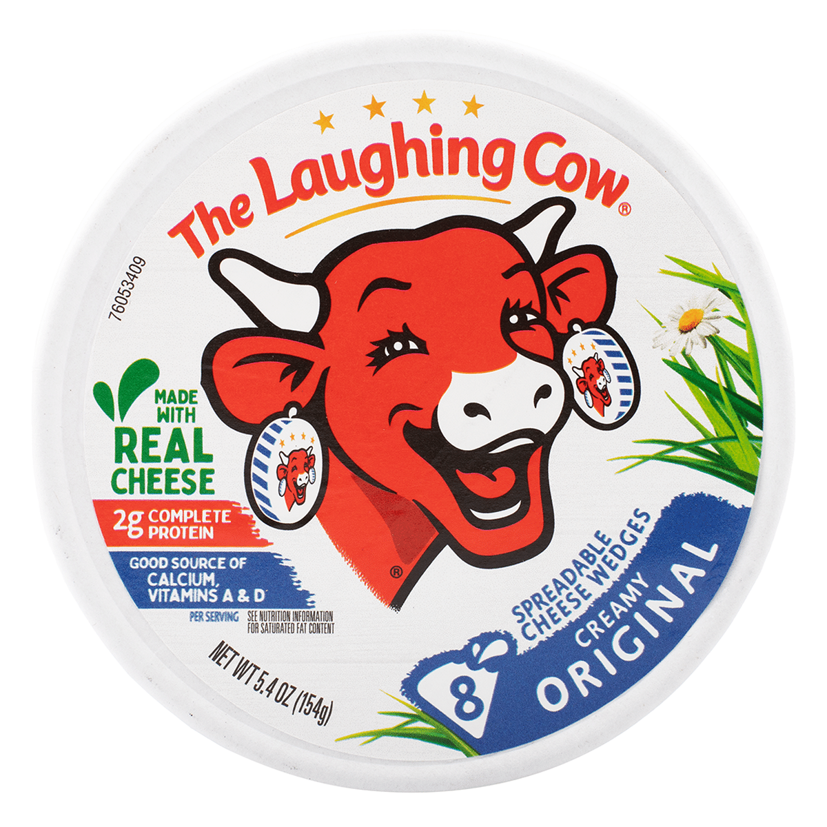 The Laughing Cow Swiss Cheese Wedges, Original 8ct 6 oz