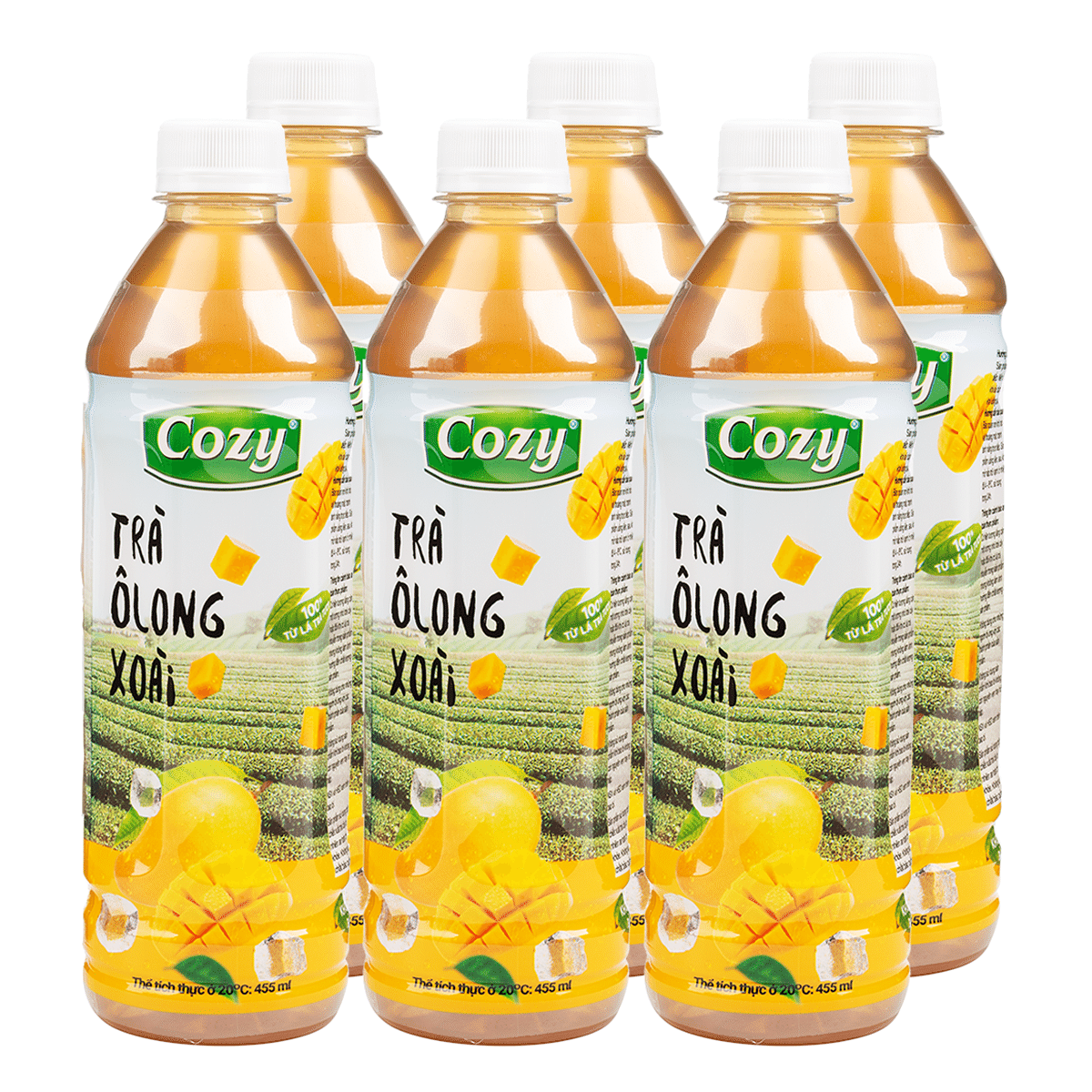 Trà Ô Long Xoài Cozy 455 ml*6 bottle