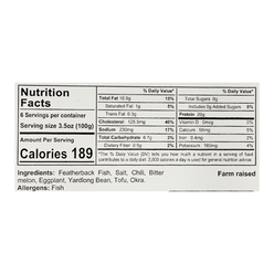 MTT Brand Fried Fish Cake in Eggplant and Chili, Frozen 21 oz