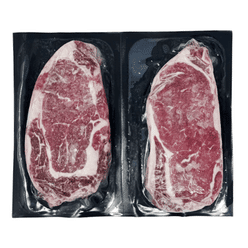 Grass Fed Black Angus Beef Ribeye Steak 2 pc 20 oz