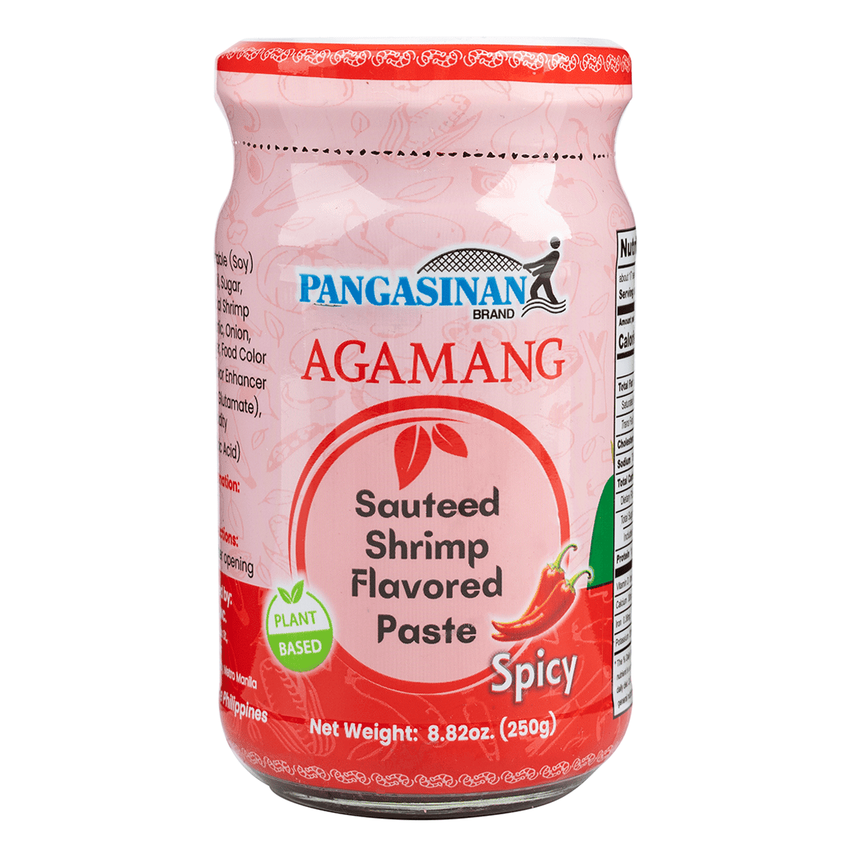 Pangasinan ซอสผัดรสกุ้งจากพืช (Agamang) รสเผ็ด 8.8 ออนซ์