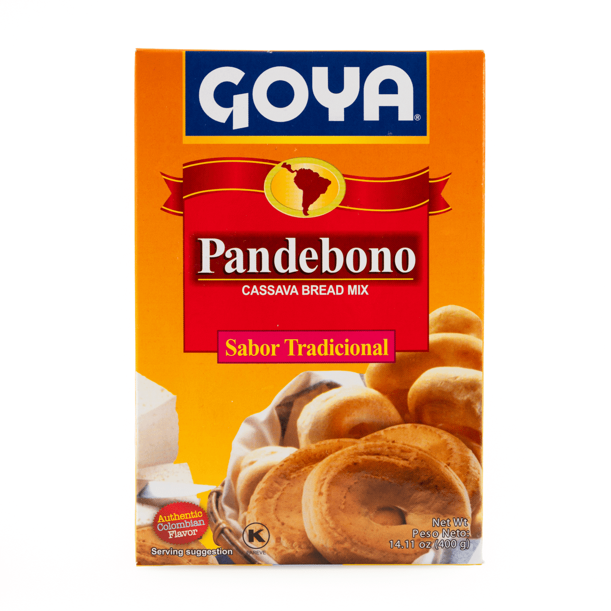 Mistura para pão de mandioca Pandebono Goya 400 g