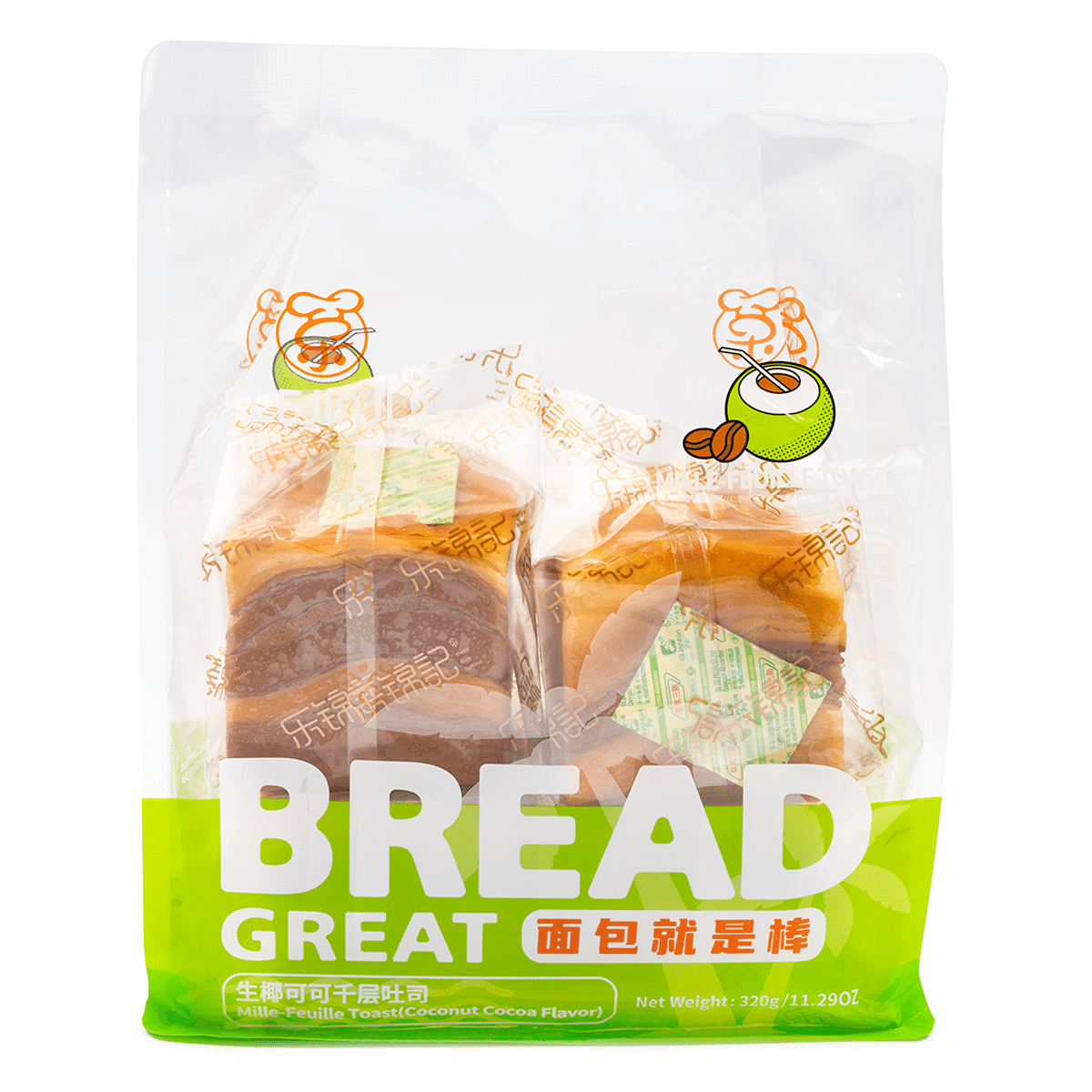 CUBE RAW TOAST 320 g