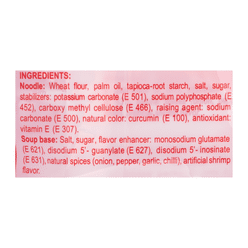 Miliket-Original Instant Noodle Shrimp Flavor 10pk 650 g