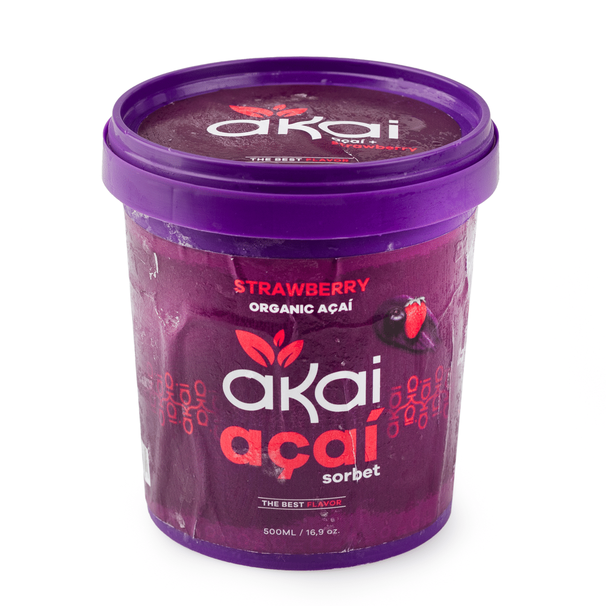 Helado Açaí con Fresa Akai 500 mililitro(s)