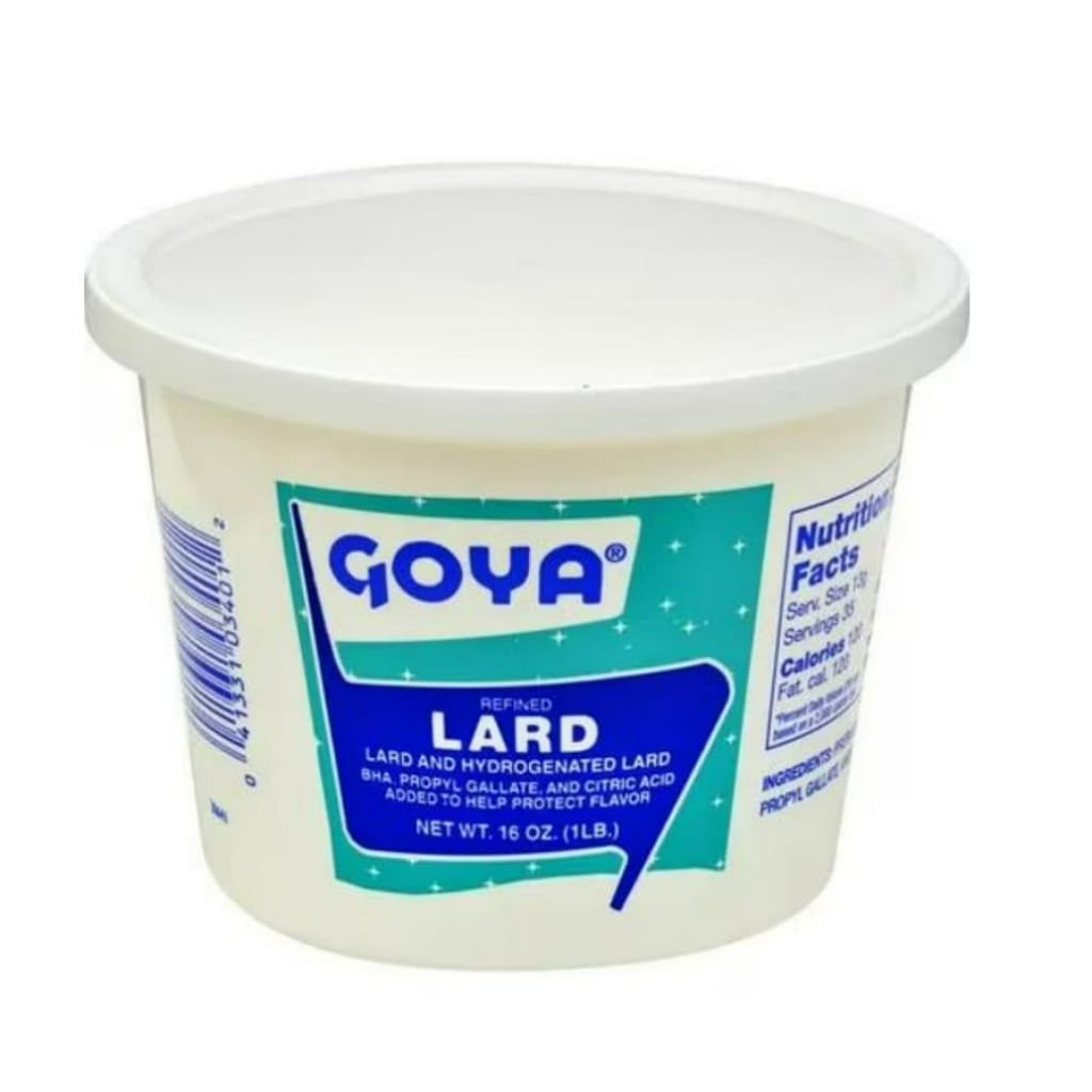 Goya Refined Lard 16 oz