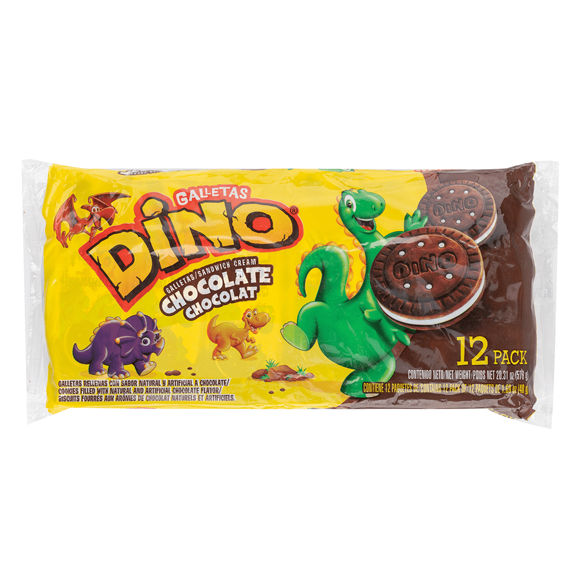 Dino Galletas de Chocolate 20.31 onza(s)
