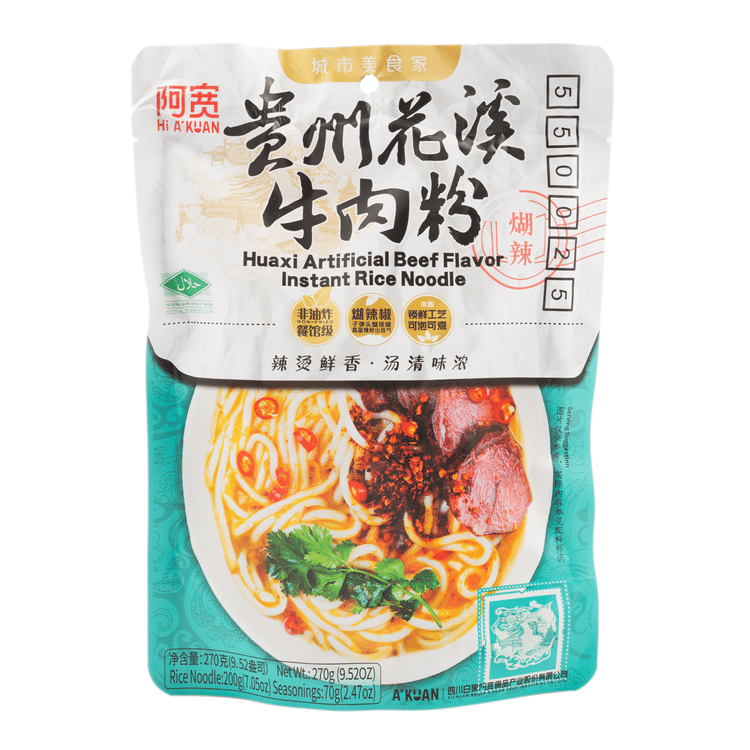 白家阿宽贵州花溪牛肉粉湿粉270 克- Weee!