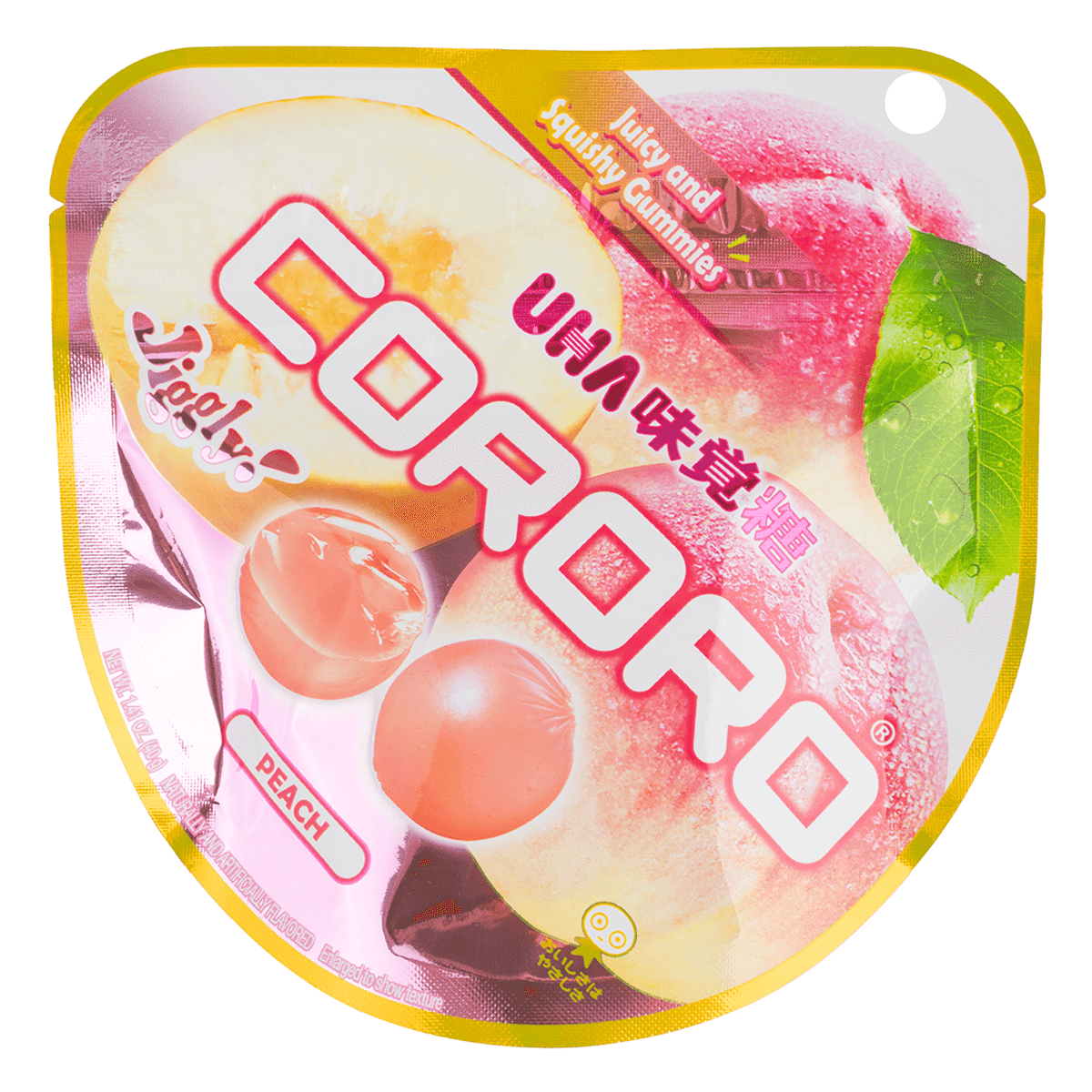 Gomitas UHA Cororo sabor melocotón 1.41 onza(s)