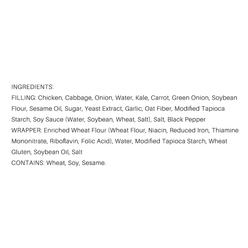 CJ Bibigo Chicken and Vegetable Dumplings, Frozen 1.5 lb