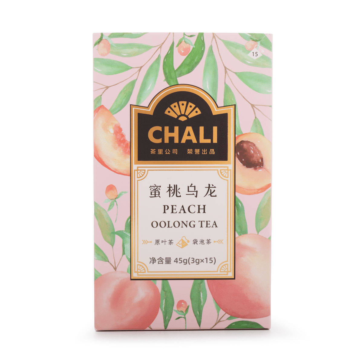 Té Oolong de Durazno 15 pk CHALI 0.1 onza(s)*15 paquetes