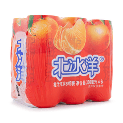 Arctic Ocean Mandarin Flavored Soda 330 ml*6 can