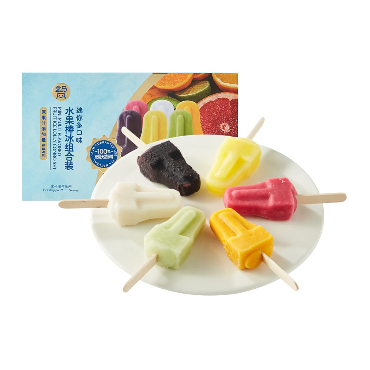 Hema 미니 과일 아이스바 여러 맛 세트 360 그램