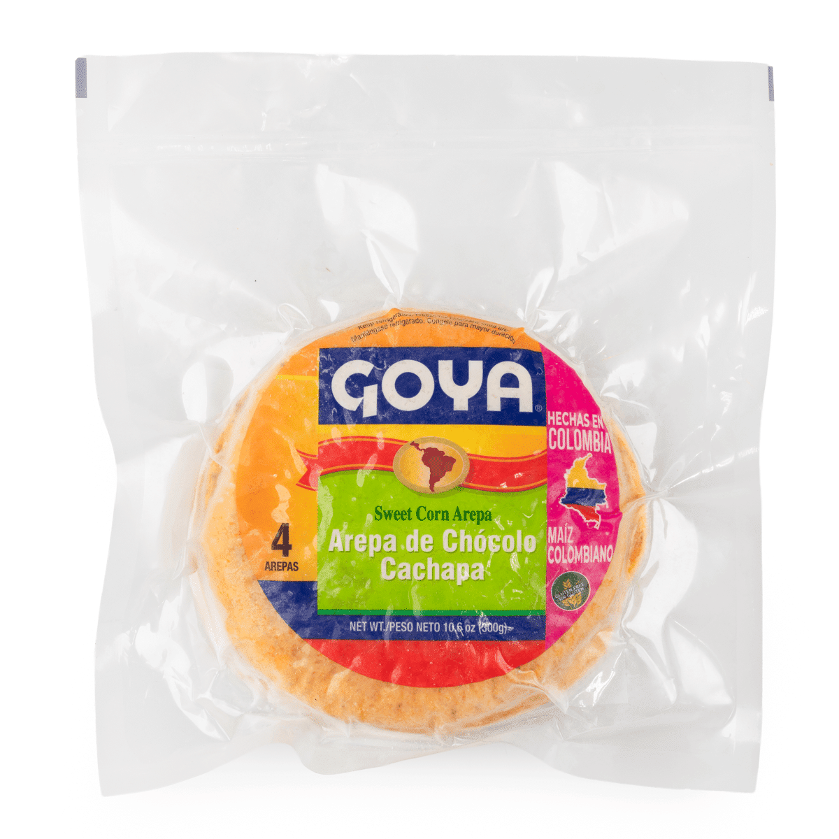 Goya Sweet Corn Arepa, Frozen 300 g