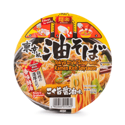 Hikari Menraku Soup-less Ramen Rich Soy Sauce 3.3 온스