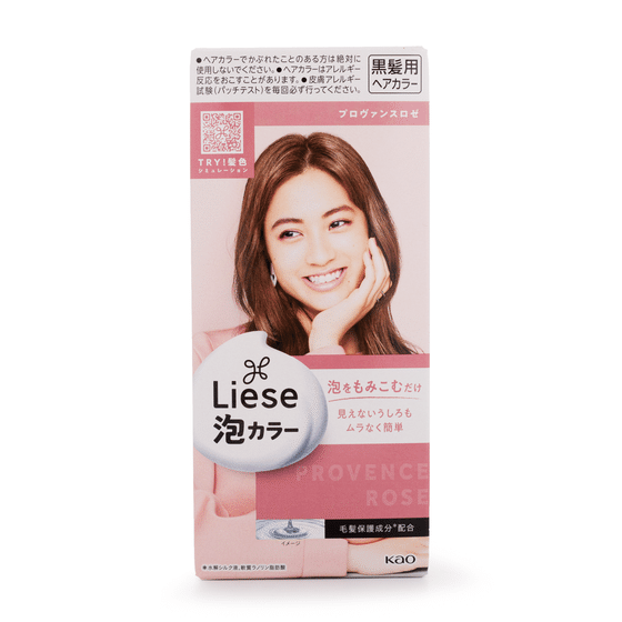 weee_care_Kao Liese Prettia Bubble Hair Color Foreigner Series, Provence Rose 1 each