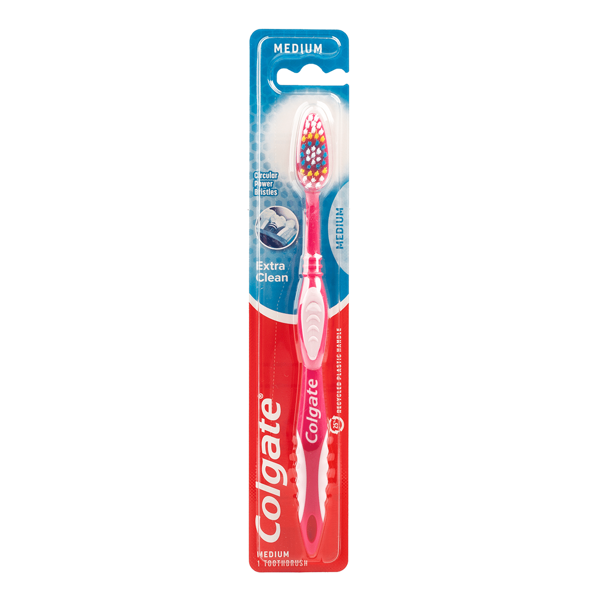 Cepillo de Dientes Colgate Extra Clean Cabeza Completa Medio 1ud 1 each
