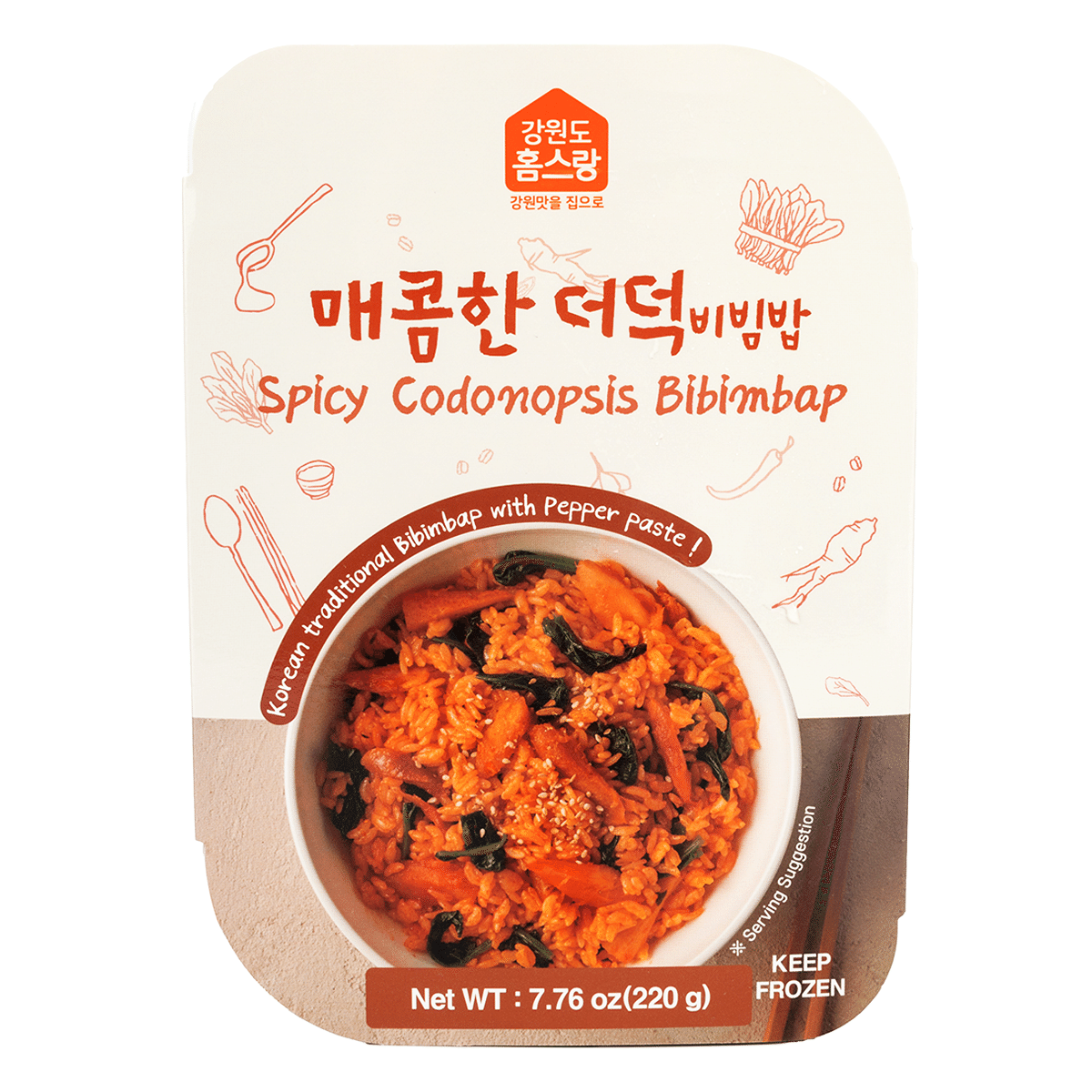 홈스랑 매콤한 더덕 비빔밥 220 그램