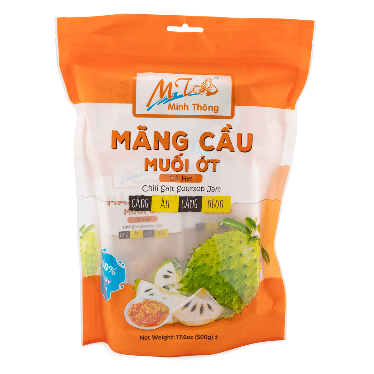 Minh Thong 사워솝 칠리솔트 잼 500 그램