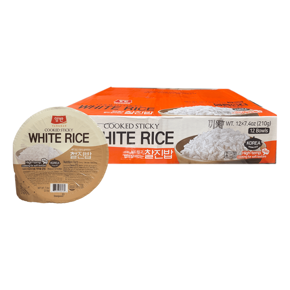 Dongwon Cooked White Rice 210 克*12 包