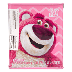 BinQi Juice Gummies Candy Strawberry bear Package Honey Peach Flavor 105 g