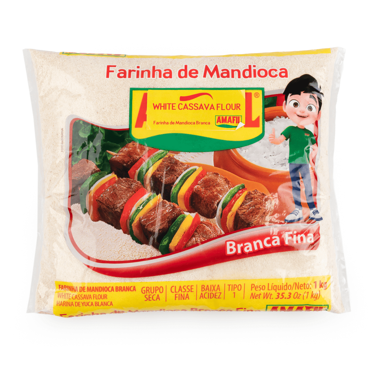 Farinha de Mandioca Branca Fina Amafil 35.3 oz