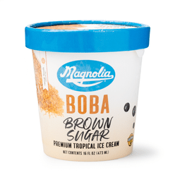 Magnolia Boba Brown Sugar Ice Cream 473 밀리리터