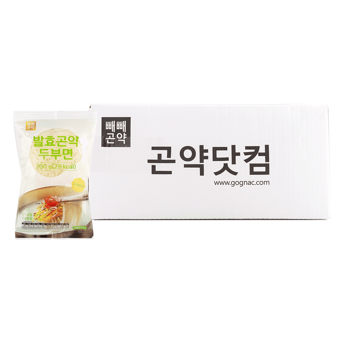 빼빼곤약 / 발효곤약 두부면 200 그램*10 팩