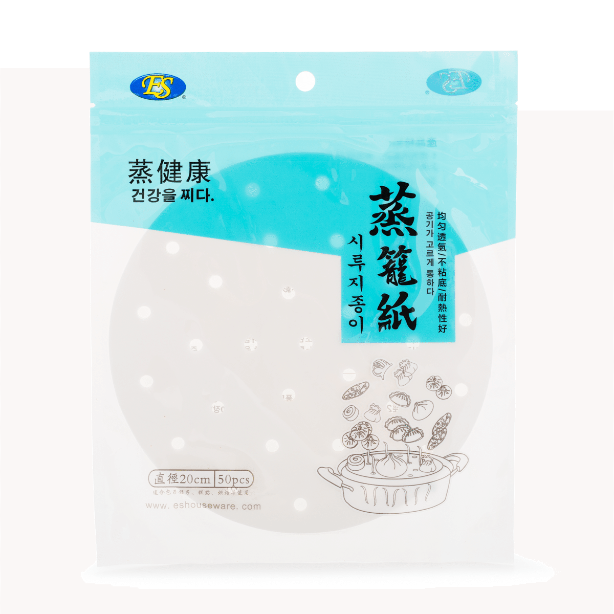 Steaming Paper 20cm, 50 Sheets 1 each