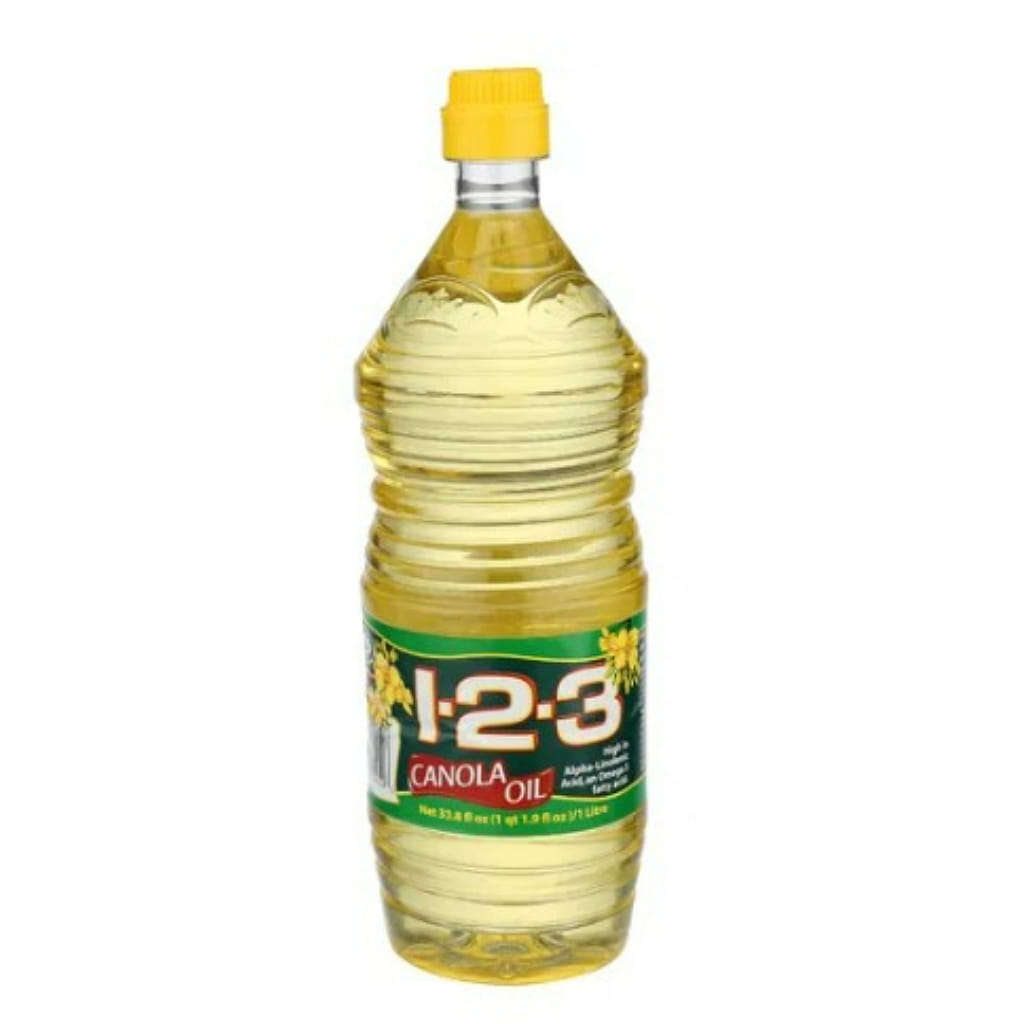 1-2-3 카놀라유 33.8 액량 온스