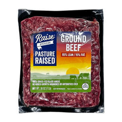 100% Grass Fed Angus Ground Beef 85/15 1 lb