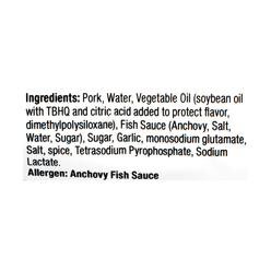 Long Phung Cooked Garlic Pepper Pork Patty Roll 14 oz