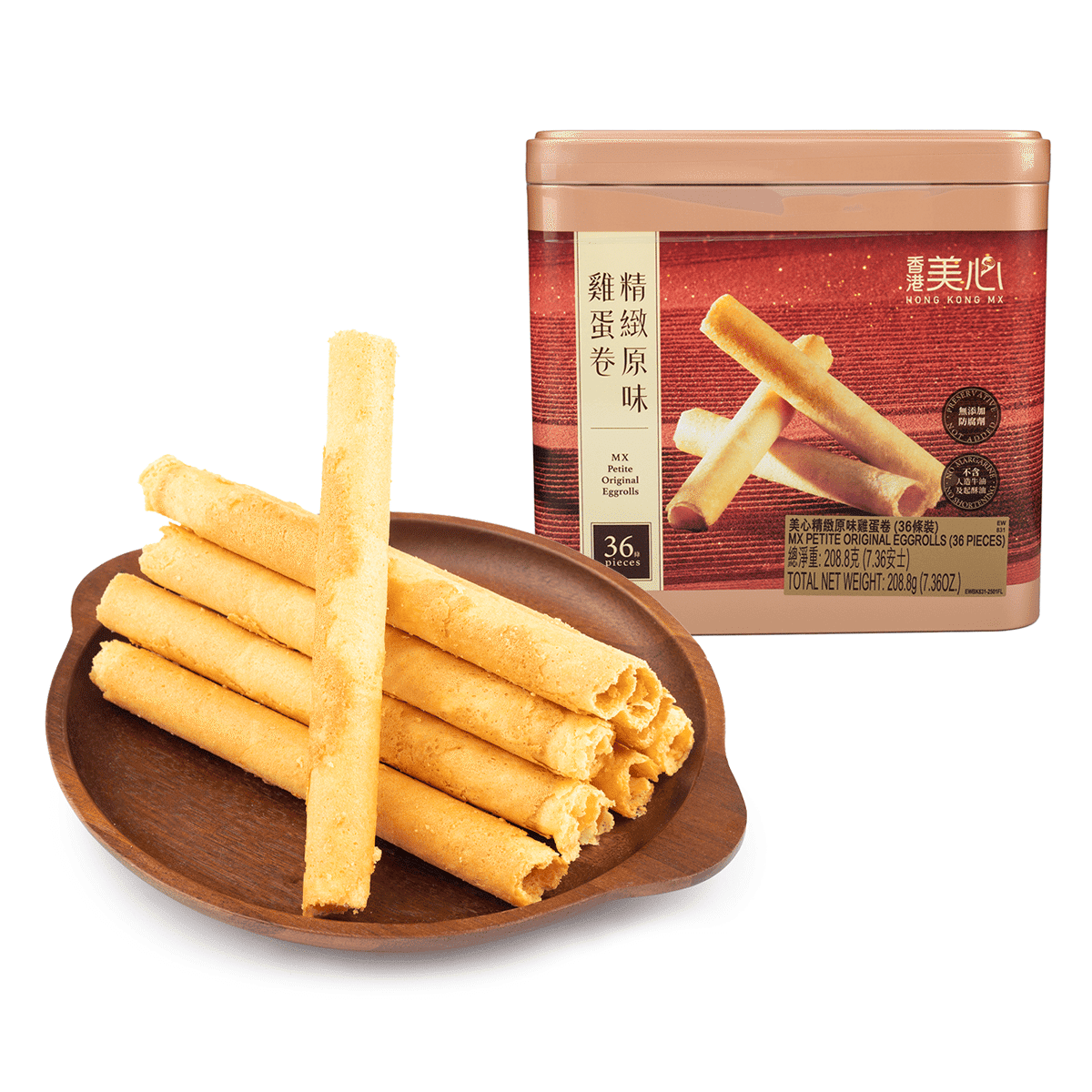 MX Petite Original Eggroll 36pcs 4 packages 208.8 g