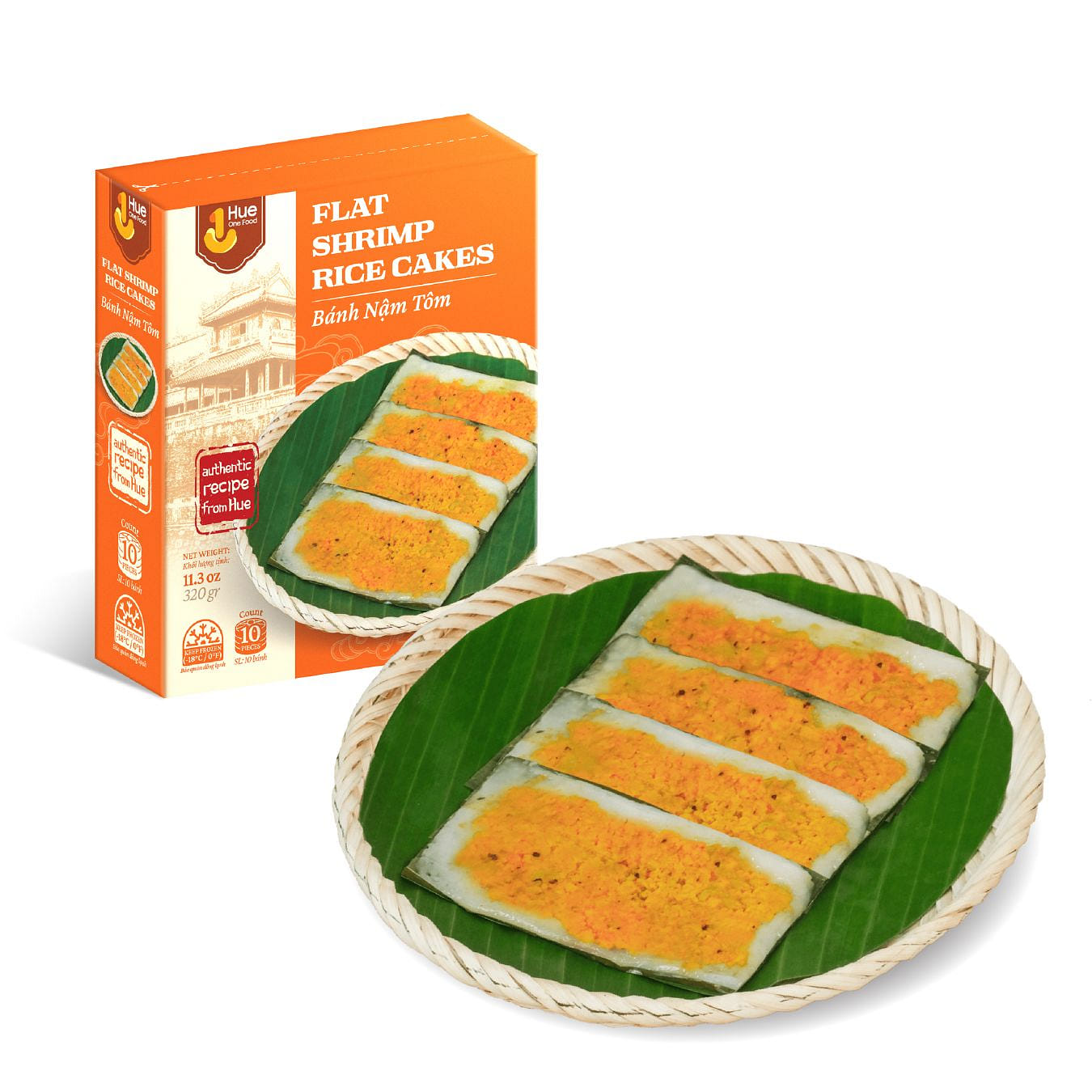 Hue One Food 베트남 후에식 새우 쌀떡 냉동 320 그램