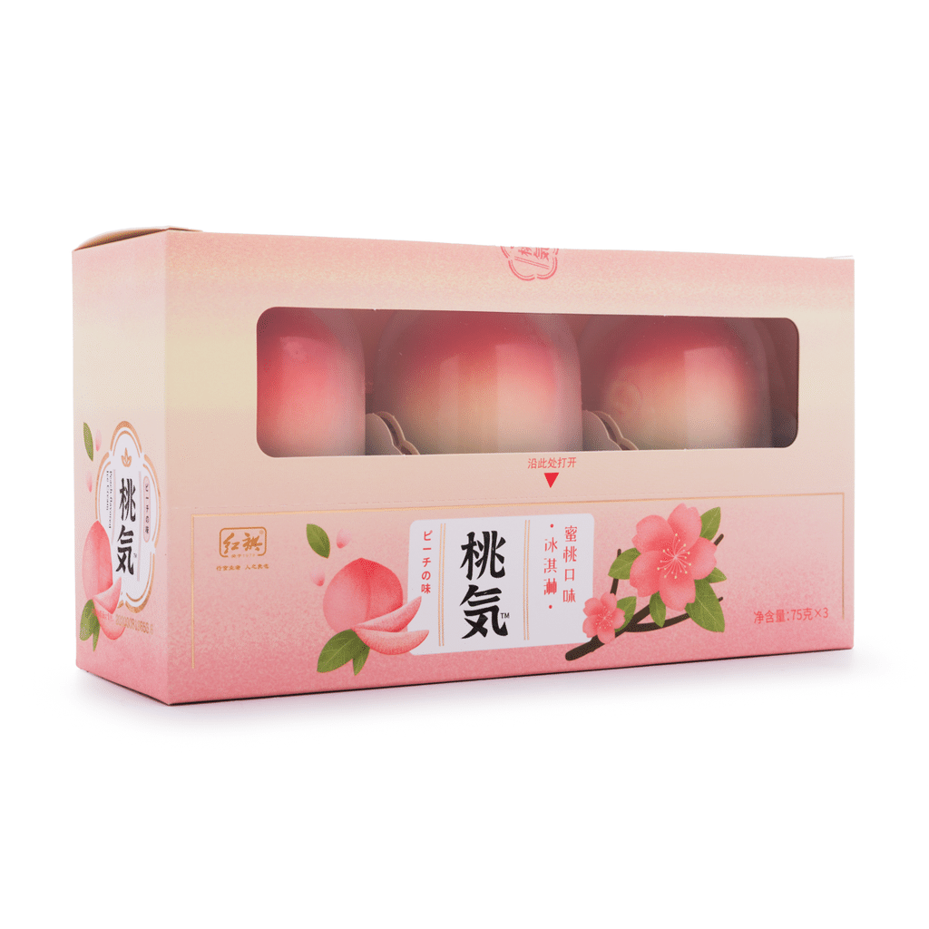 TQ White Peach Ice Cream 3pcs 225 g