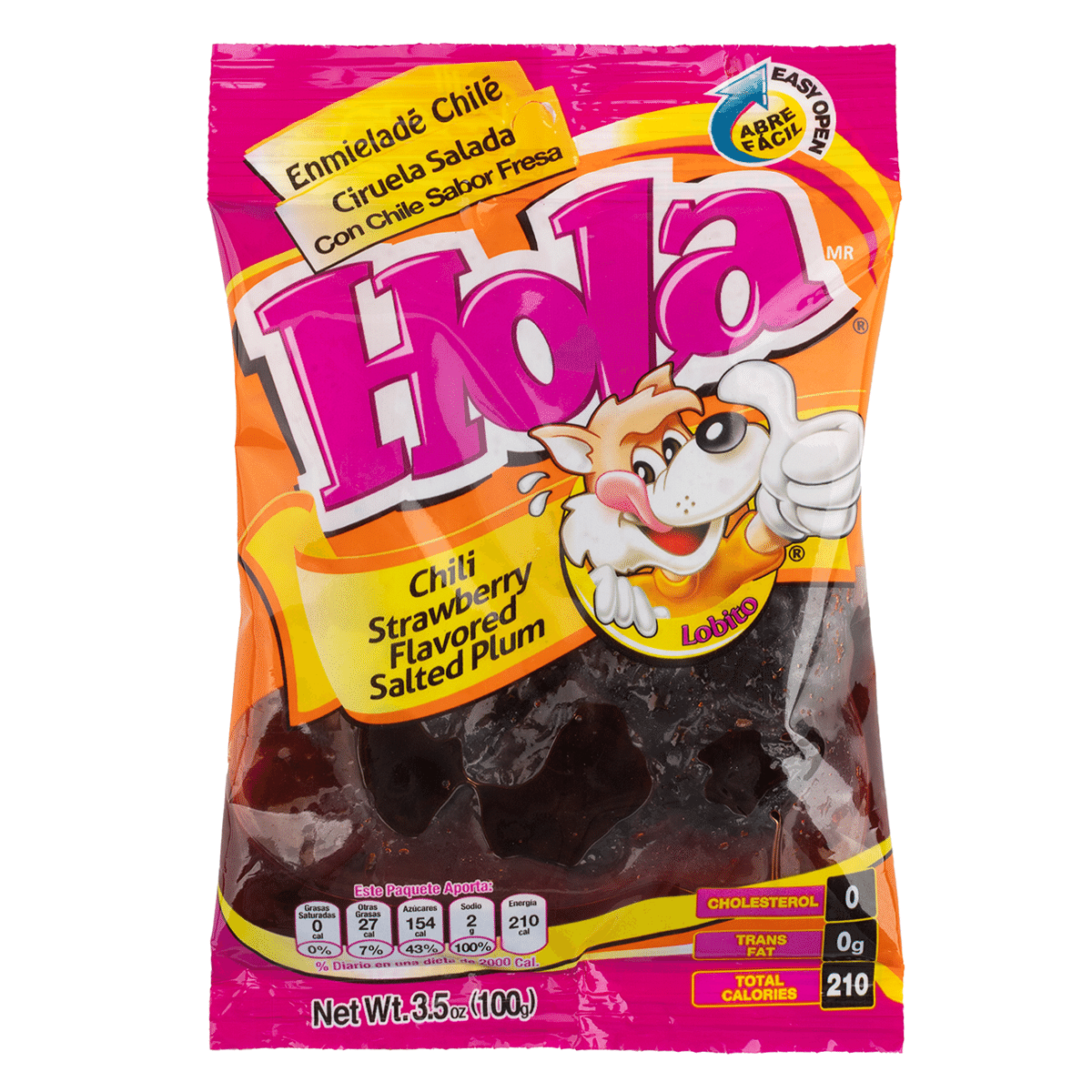 Hola Chili Strawberry Flavored Salted Plums 3.5 oz
