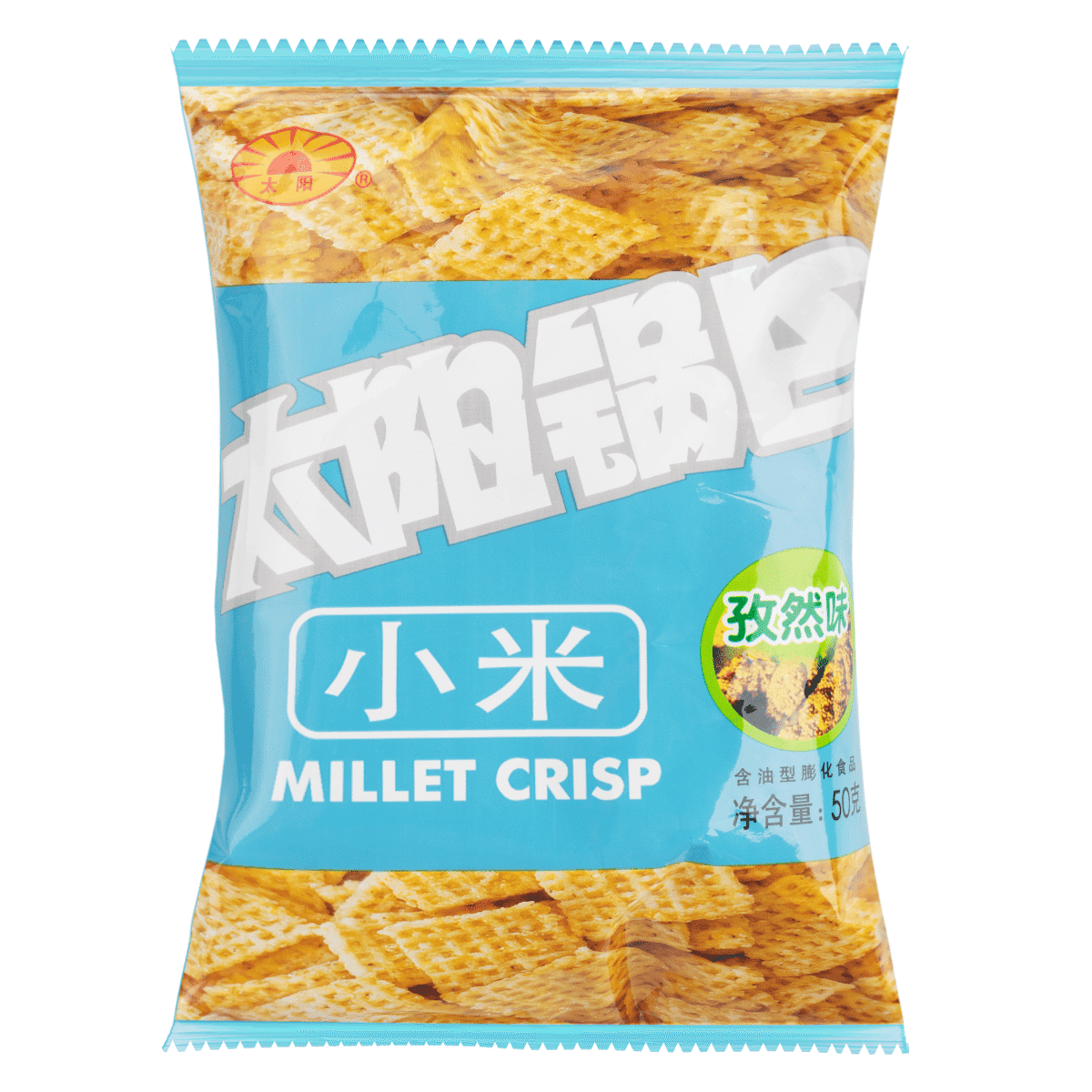 TAIYANG Chips de arroz, sabor comino 50 gramo(s)