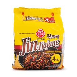 Otoki Jin Jjajang Noodle Smoked Black Bean Flavor 135g*4 540 g