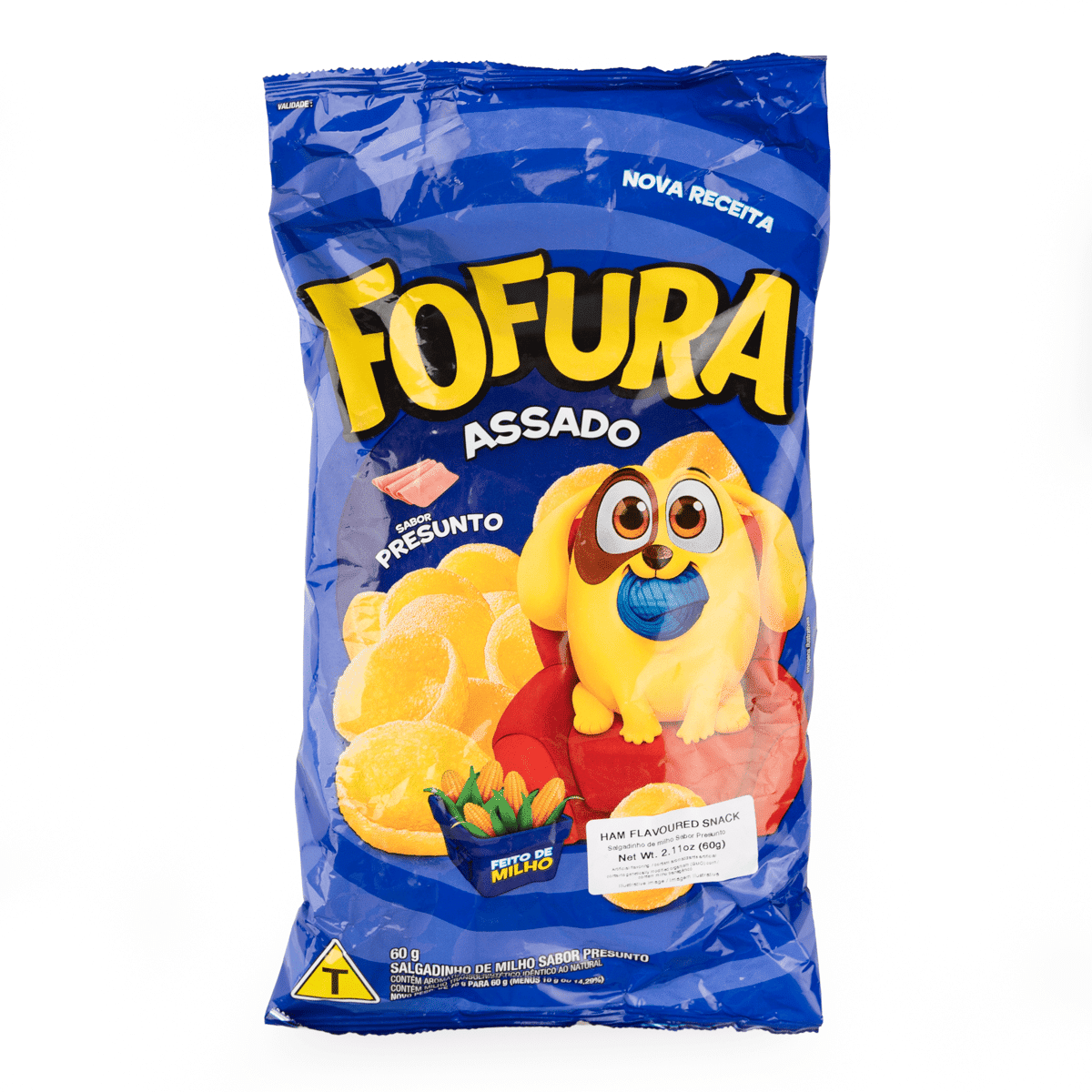 Snack Fofura sabor jamón 60 gramo(s)