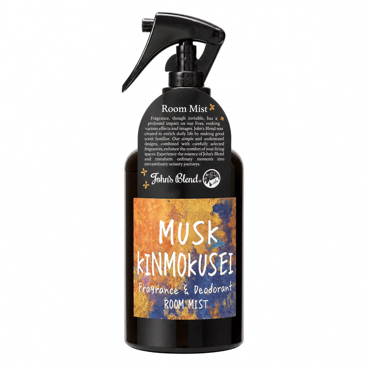 John's Blend Musk Kinmokusei Fragrance & Deodorant Room Mist - 280 ml