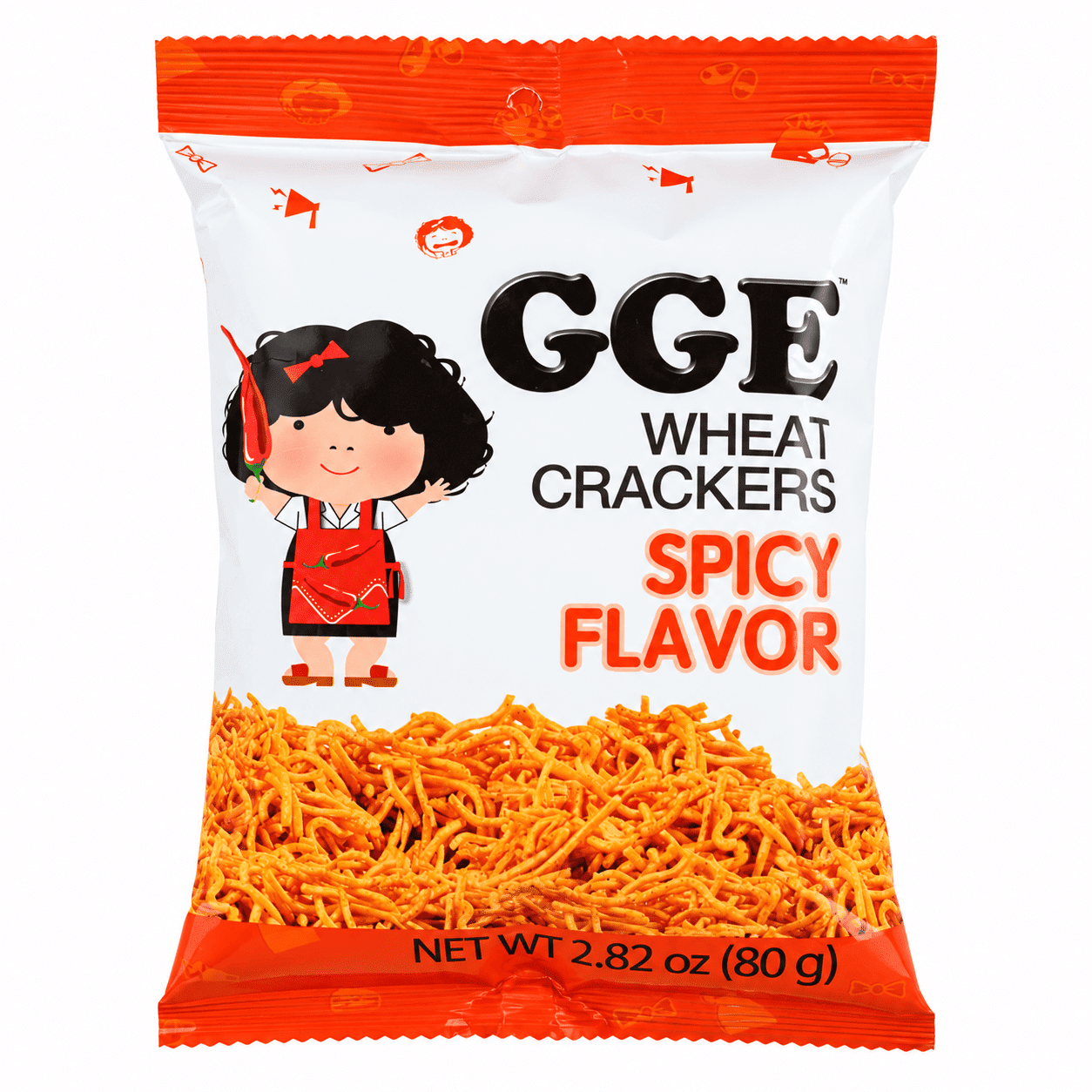 GGE 라면스낵 매운맛 80 그램