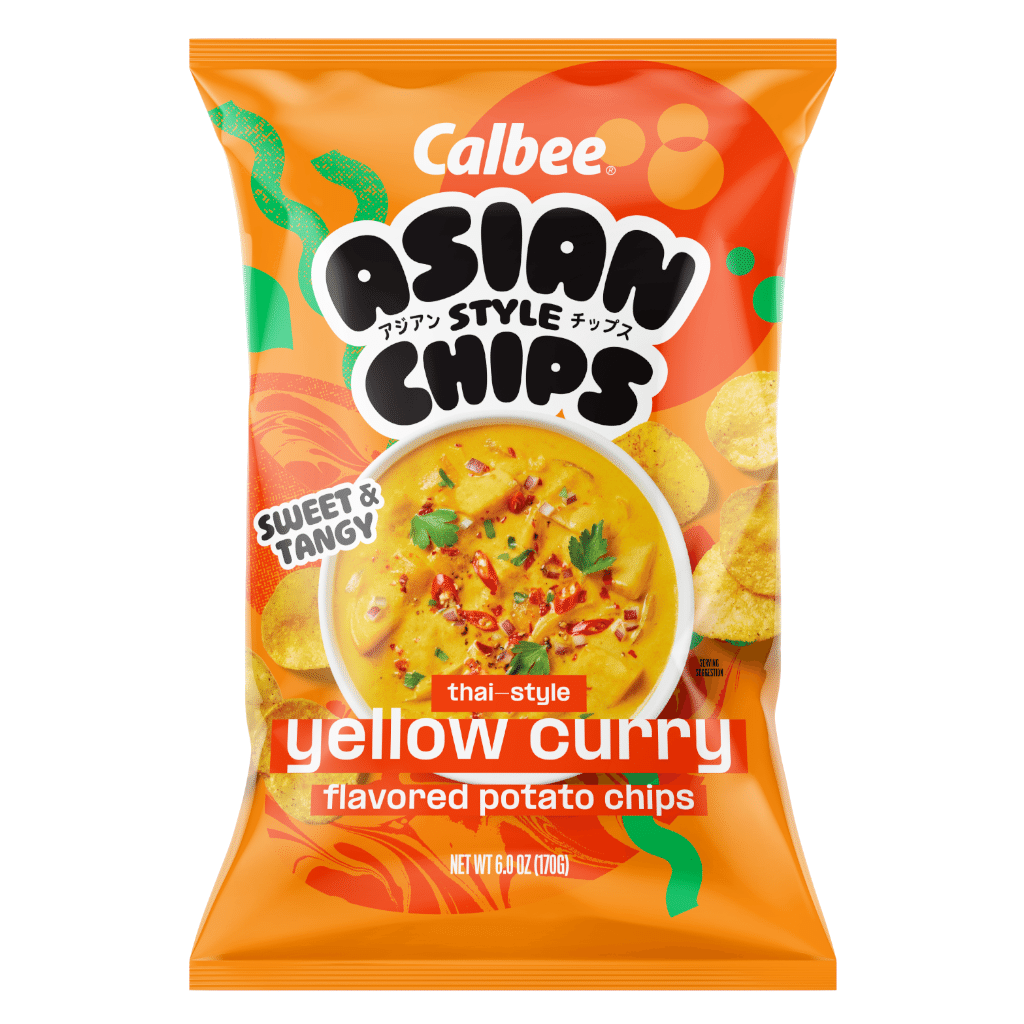 Calbee Asian Chips Thai Yellow Curry 6 oz