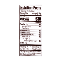 Otoki Jin Jjajang Noodle Smoked Black Bean Flavor 135g*4 540 g