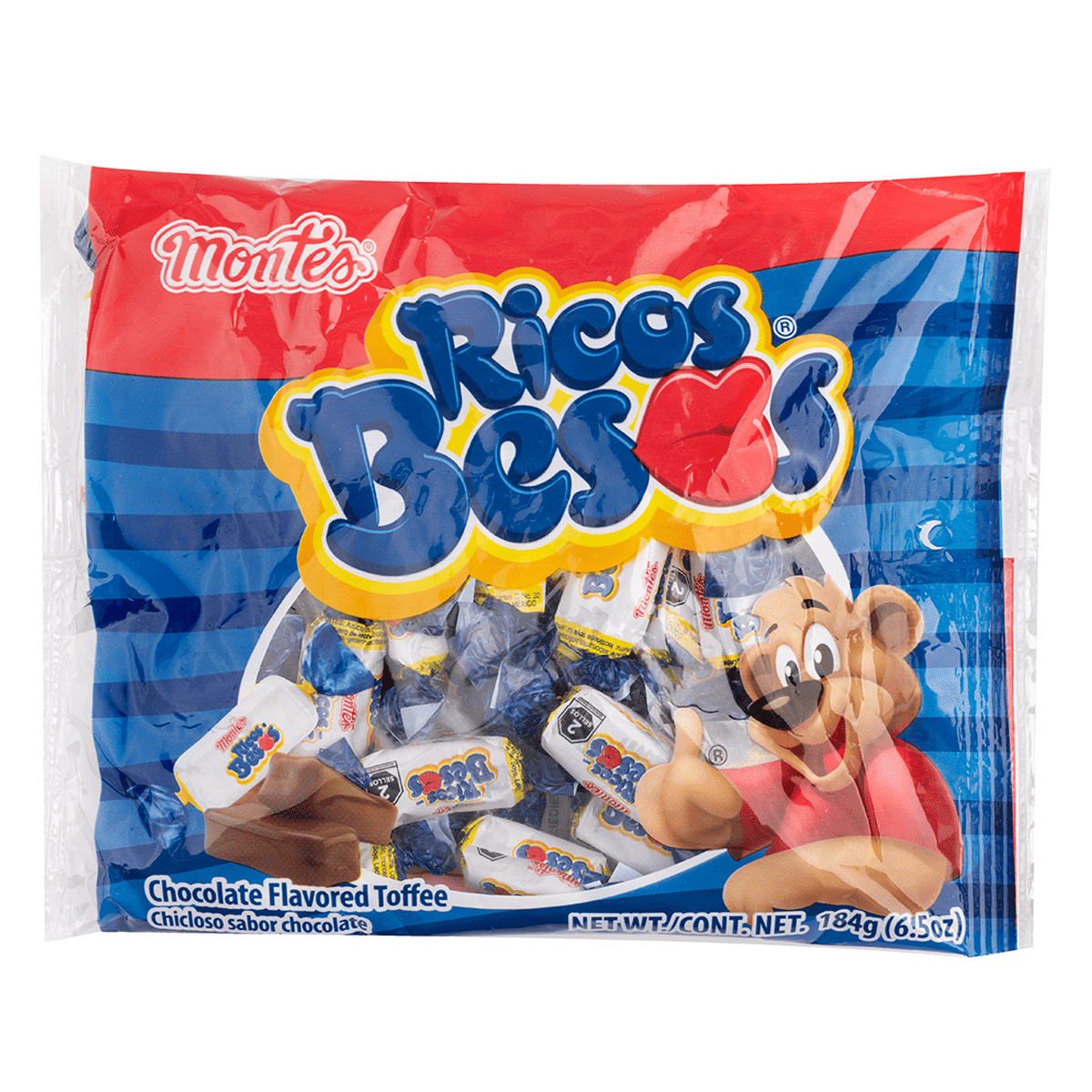 Montes Ricos Besos Chocolate Flavored Toffee 6.5 oz