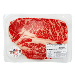 American Wagyu Beef Chuck Eye Roll Thin Slice 2mm 1 lb